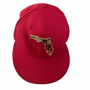 Miami Heat 9Fifty NBA New Era Snapback Hat Cap Gold Florida Emblem
